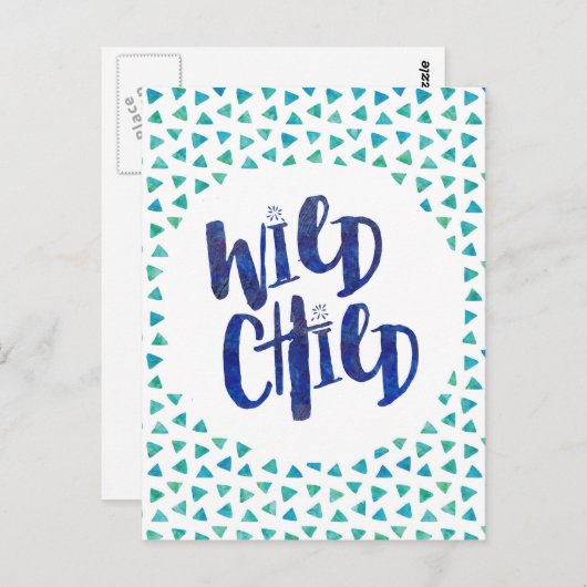 反抗的な子ども引用文 ポストカード (正面/裏面)