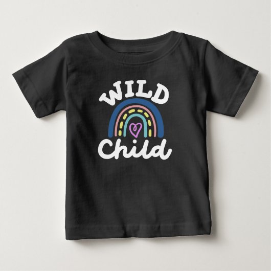 反抗的な子ども ベビーTシャツ (正面)