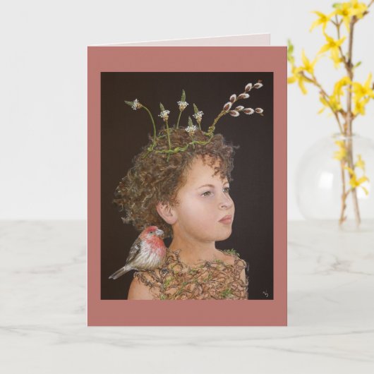 反抗的な子ども#3カード カード (黄色い花)