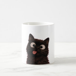 反抗的な子猫。 コーヒーマグカップ