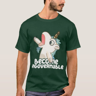 反抗的な少女になろう Tシャツ