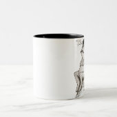 「反抗的な」15のoz。 コーヒー・マグ ツートーンマグカップ (中央)
