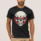 反抗的レトロスカルT型 Tシャツ (正面)