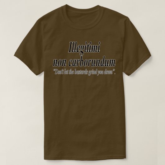 反撃する Tシャツ (デザイン正面)