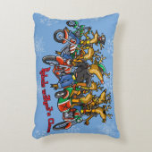 反政府勢力のクローストナディアブルーホリデーなし アクセントクッション (正面(垂直))