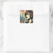 反政府勢力の台頭に対する抗議 スクエアシール (バッグ)