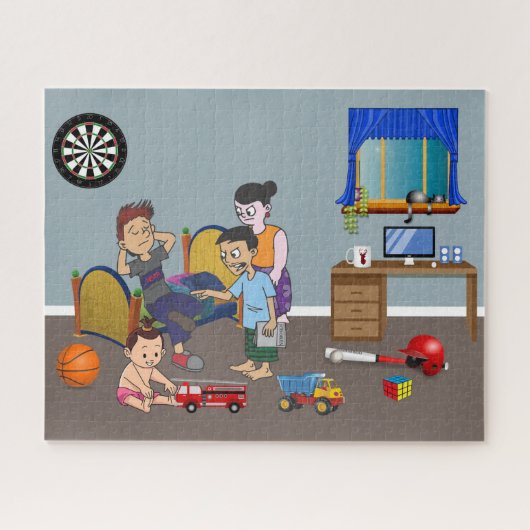 反政府勢力の避難所 ジグソーパズル (横)