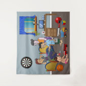 反政府勢力の避難所 タペストリー (正面)