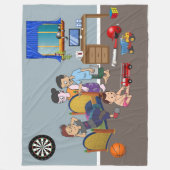 反政府勢力の避難所 フリースブランケット (正面)