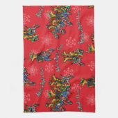 反政府勢力はクローストナカイ赤い休日なし キッチンタオル (縦)