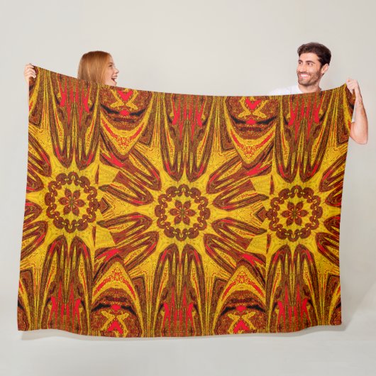 反映されたロータス11フリースブランケット フリースブランケット (インサイチュ)