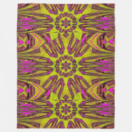 反映されたロータス13 フリースブランケット