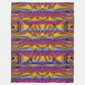 反映されたロータス15 フリースブランケット (正面)