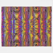 反映されたロータス15 フリースブランケット (正面(横))