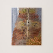 反映された紅葉でゲーゼ –  ジグソーパズル (縦)