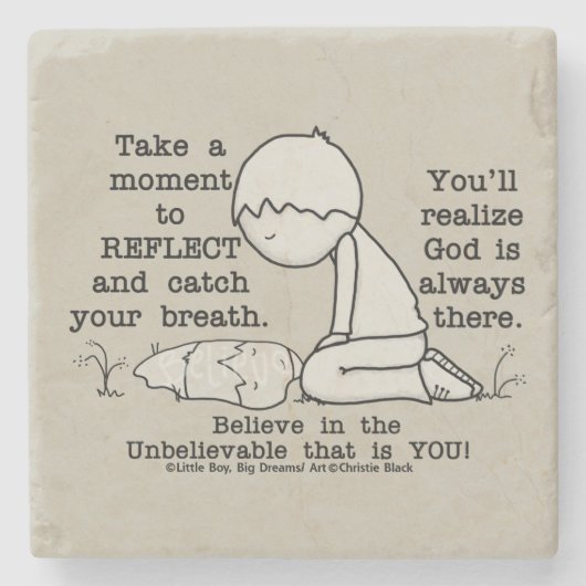 反映 ストーンコースター (正面)