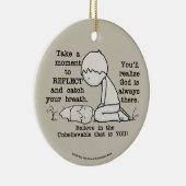 反映 セラミックオーナメント (右)