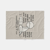 反映 フリースブランケット (正面(横))