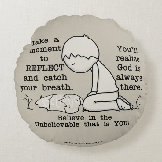 反映 ラウンドクッション (正面)