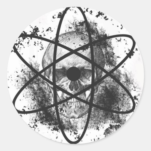 "反核骨組" * ラウンドシール (正面)