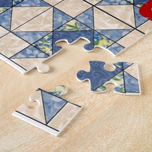 反比例した ジグソーパズル (側面)