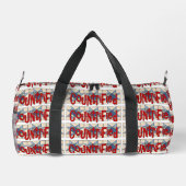 反比例した ダッフルバッグ (裏面)