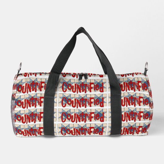 反比例した ダッフルバッグ (裏面)