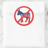 反民主的な円形のステッカー ラウンドシール (バッグ)