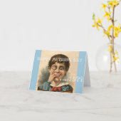 反父の日カード、悪いパパ家族の機能障害 カード (黄色い花)