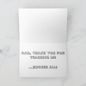 反父の日カード、悪いパパ家族の機能障害 カード (内部)