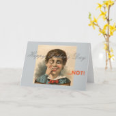 反父の日カード、悪いパパ家族の機能障害 カード (黄色い花)