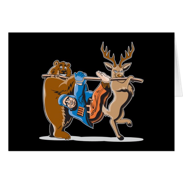 反狩り動物の復讐 (正面横)