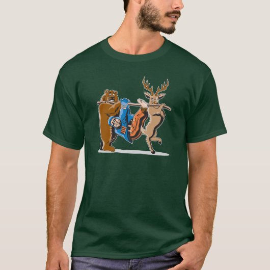 反狩り動物の復讐 Tシャツ (正面)