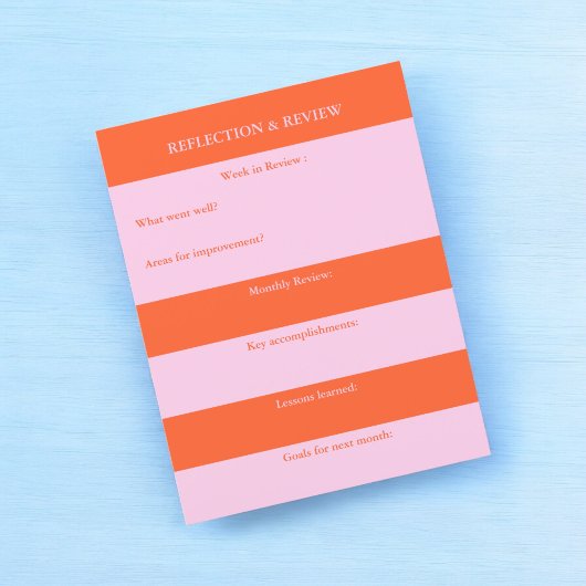 反省と復習の実践的プランナー