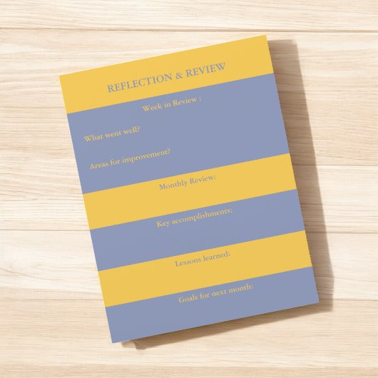 反省と復習の実践的プランナー