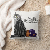 反省のタブビーキャッおもしろいト クッション (ブランケット)