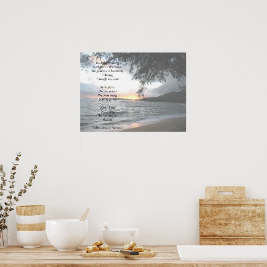 反省詩 ポスター (キッチン)