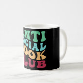 反社会的なブッククラブ コーヒーマグカップ (正面右)