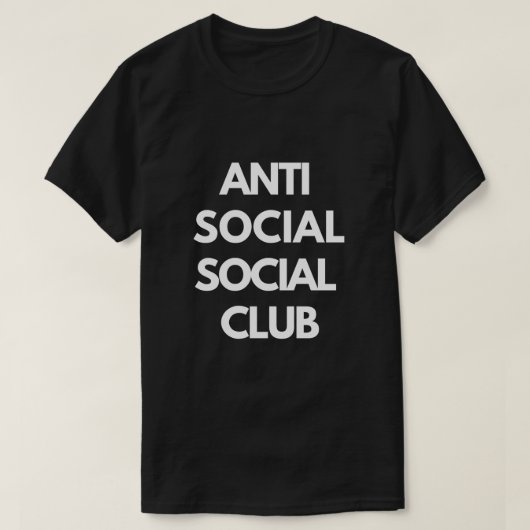 反社会的な社交クラブ Tシャツ (デザイン正面)