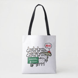 反社会的な羊 トートバッグ