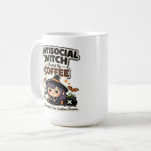 反社会的な魔法使いのコーヒー ハロウィンマグ コーヒーマグカップ (正面左)
