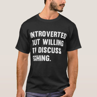 反社会的な魚釣り論おもしろいを Tシャツ