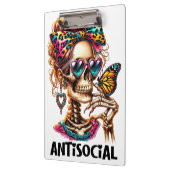 反社会的スケルトンレディ クリップボード (左)