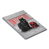 反社会的ネコとスカル ノートブック (右側)