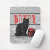 反社会的ネコとスカル マウスパッド (マウス)