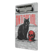 反社会的ネコとスカル ミニクリップボード (アングル2)