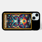 反社会的バタフライタロットカードコレクション Case-Mate iPhoneケース (裏面 (横))