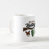 反社会的バタフライ コーヒーマグカップ (正面左)