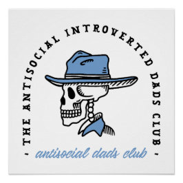 反社会的パパクラブカウボーイパパ西洋の美学 ポスター