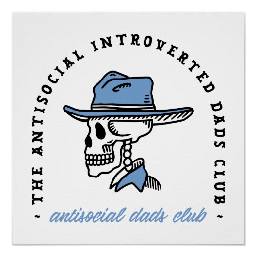 反社会的パパクラブカウボーイパパ西洋の美学 ポスター (正面)